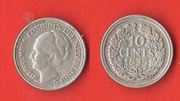 10 Cents 1935 Olanda Nederland Holland Pays-Bas - 10 Centavos