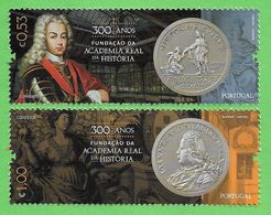 Portugal  2020 , 300 Anos Fundacäo Da ACADEMIA REAL Da HISTORIA - Postfrisch / MNH / (**) - Unused Stamps