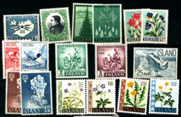 19232B) ISLANDA LOTTO FRANCOBOLLI NUOVI MNH**-mlh* - Collections, Lots & Series