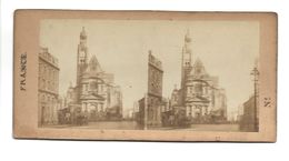 PARIS SAINT ETIENNE DU MONT PHOTO STEREO CIRCA 1860 /FREE SHIPPING R - Stereoscoop