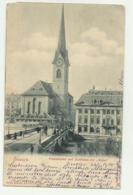 ZURICH - FRAUMUNSTER UND ZUNFTHAUS ZUR MEISE 1900 - VIAGGIATA FP - Zürich