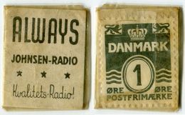 N93-0637- Timbre-monnaie - Danemark - Always - Johnsen-Radio  - 1 øre - Kapselgeld - Encased Stamp - Monetari / Di Necessità