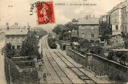 Lisieux * La Gare Du Grand Jardin * Train Locomotive * Ligne Chemin De Fer Du Calvados - Lisieux