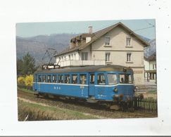 KLUS 17 4 1982. OENSINGEN- BALSTHAL -BAHN (OeBB) ELEKTRISCHER TRIEBWAGEN Be 2/4 201 - Balsthal