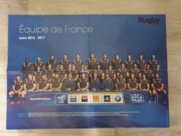 Poster équipe De France Saison 2016-2017 - Rugby Mag - Rugby