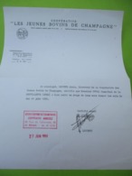 Certificat De Stage Agricole/ Coopérative Les Jeunes Bovins De Champagne/ REIMS /JP DUVAL/ 1969  DIP225 - Diplômes & Bulletins Scolaires