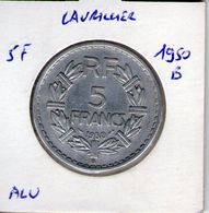 France. 5 Francs Lavrillier. 1950 B - 5 Francs