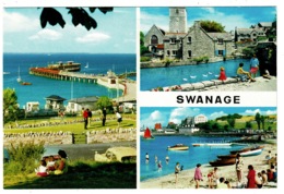 Ref 1379 - John Hinde Multiview Postcard - Swanage Dorset - Swanage