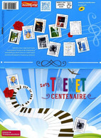 France, 2013, Collector, Charles Trenet, Singer-songwriter, Sheet 10 V Self Adhesive (was Folded), MNH - Musica