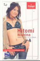 Télécarte Japan EROTIQUE (20) TRIUMPH  Sexy Lingerie Femme * EROTIC Phonecard  EROTIK - EROTIEK  BIKINI BATHCLOTHES - Mode