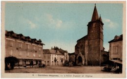 65 CASTELNAU-MAGNOAC - L'hotel Dupont Et L'église - Castelnau Magnoac