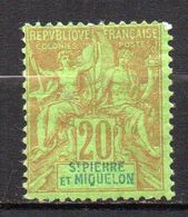 Col17  Colonie Saint Pierre & Miquelon SPM N° 65 Neuf X MH Cote 38,00 € - Unused Stamps