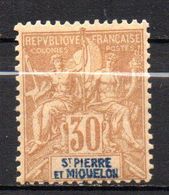 Col17  Colonie Saint Pierre & Miquelon SPM N° 67 Neuf X MH Cote 17,00 € - Unused Stamps