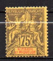 Col17  Colonie Saint Pierre & Miquelon SPM N° 70 Neuf X MH Cote 43,00 € - Neufs