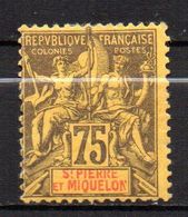 Col17  Colonie Saint Pierre & Miquelon SPM N° 70 Neuf X MH Cote 43,00 € - Unused Stamps
