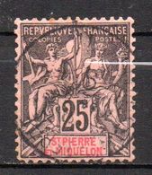 Col17  Colonie Saint Pierre & Miquelon SPM N° 66 Oblitéré Cote 4,00 € - Used Stamps