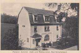 AK - OÖ - Bad Schallerbach - Pension SCHMID - Cafe Und Restauration - 1927 - Bad Schallerbach