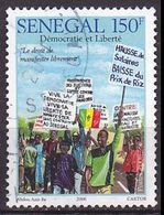 Timbre Oblitéré N° 1797(Yvert) Sénégal 2010 - Démocratie Et Liberté - Senegal (1960-...)