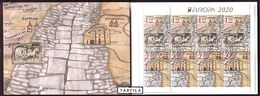 BULGARIA - 2020 - Europa CEPT - Ancient Postal Routes  - Booclet - (O) - Used Stamps