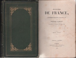 Histoire De France. L'etablissement Des Francs Dans La Gaule Jusqu'en 1830. Tomo I - Théodose Burette - Livres Anciens