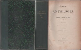 La Nuova Antologia Di Scienza, Lettere Ed Arti. Vol. VI Della Raccolta Vol. XXXVI. 1877 - Libri Antichi