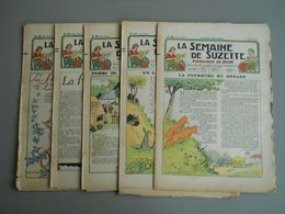 La Semaine De SUZETTE - 1937 - LOT DE 5 N° - N°36 N°37 N°38 N°39 N°40 - La Semaine De Suzette
