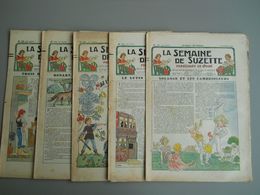 La Semaine De SUZETTE - 1937 - LOT DE 5 N° - N°41 N°42 N°43 N°44 N°45 - La Semaine De Suzette