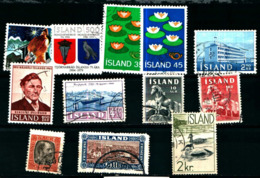 19248) ISLANDA LOTTO FRANCOBOLLI NUOVI  USATI - Lots & Serien