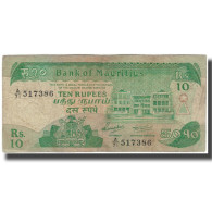 Billet, Mauritius, 10 Rupees, KM:35a, B - Mauritius