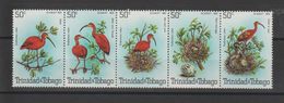 Trinidad Et Tobago 1980 Oiseaux 413-17 5 Val ** MMH - Trinidad & Tobago (1962-...)
