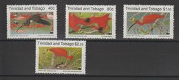 Trinidad Et Tobago 1990 Oiseaux 639-42 4 Val ** MNH - Trinité & Tobago (1962-...)