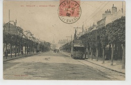 MELUN - Avenue Thiers (tramway ) - Melun