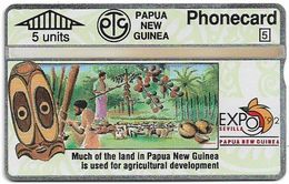 Papua New Guinea - Telikom - L&G - Agricultural Development - 209C - 05.1992, 5U, 12.000ex, Mint - Papoea-Nieuw-Guinea