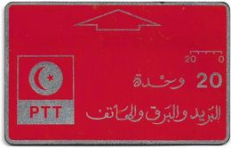 Tunisia - PTT - L&G - Red Card - T0 087 876 - 20Units, 1983, Used - Tunesien