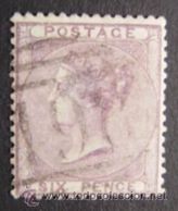 INGLATERRA - IVERT Nº 19 - USADO - PEQUEÑO DESCARNADO - VER FOTO REVERSO - Used Stamps