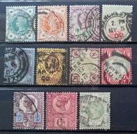 INGLATERRA - LOTE 11 SELLOS IVERT Nº 91 AL 103 - USADOS - LOS DE LA FOTO - ¡¡ NO COMPLETA !! - Used Stamps