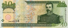 DOMINICAN REPUBLIC  10 PESOS ORO 2000 P-159a.2  AUNC - Dominicaanse Republiek