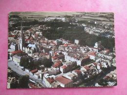 CPA 85 FONTENAY LE COMTE LE CENTRE AVEC EGLISE VUE AÉRIENNE - Fontenay Le Comte