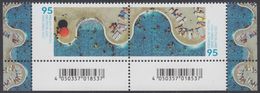 !a! GERMANY 2020 Mi. 3550-3551 MNH Horiz.se-tenant PAIR From Lower Right & Left Corners - Germany From Above: Witten - Ungebraucht