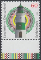 !a! GERMANY 2020 Mi. 3552 MNH SINGLE W/ Bottom Margin - Lighthouses: Schleimünde - Unused Stamps