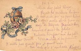 Munster         68         Carte Dessinée  Oeuf De Pâques  1915    ( Voir Scan) - Munster