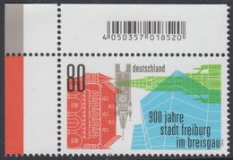 !a! GERMANY 2020 Mi. 3553 MNH SINGLE From Upper Left Corner - Town Ordinances And Privileges For Freiburg/Breisgau - Unused Stamps