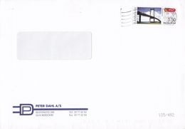 Denmark PETER DAHL A/S Rødovre (Electrician) KØBENHAVN 2009 Cover Brief ATM / Frama Label Brücke Bridge Pont - Automaatzegels [ATM]