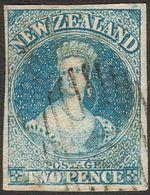 CLASSIC NZ CHALON 2d FFQ NO WMK DRY PRINT VARIETY - Unused Stamps