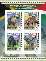 Salomon 2016, UN Conference, Rhino, Elephant, Gorilla, 4val In BF - Gorilles