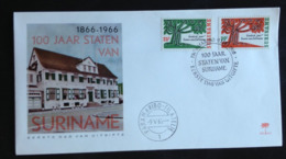 Surinam, Uncirculated FDC, « 100 Jaar Staten Van Surinam », 1961 - Surinam