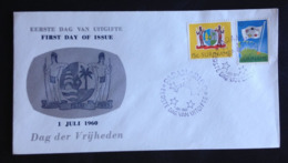 Surinam, Uncirculated FDC, « Freedom Day », « Flags », 1960 - Surinam