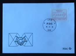 Belgium,  Uncirculated  Franking Label  FDC, « LIEGE », 1981 - 1981-1990