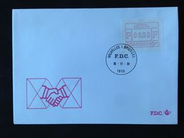 Belgium, Franking Label  FDC, « BRUXELLES », 1981 - 1981-1990