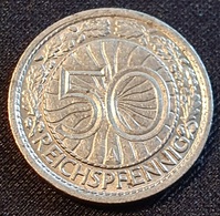 Germany 50 Pfennig 1931 A - 50 Rentenpfennig & 50 Reichspfennig